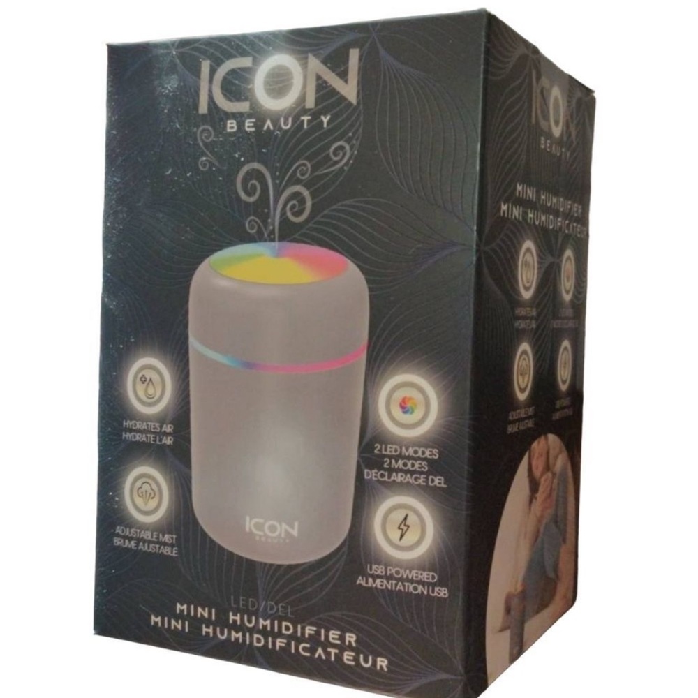 LED Mini Humidifier NIB - Picture 2 of 2